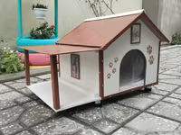 Taxtadan hazıtlanmış pişik yuvası. Yuva balalı pişiklər üçün nəzərdə — լուսանկար 2
