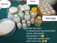 1 ltr --1 m 50 qəpik ( Süd ) 3 kq balon --4 m 50 qəpik (qatiq) 600 qr — الصورة 1
